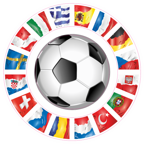 Autocollant Foot Euro 2008