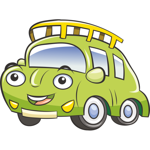 Autocollant Voiture Enfant Verte