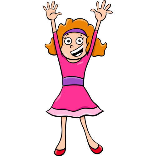 Autocollant Enfants Petite Fille 12