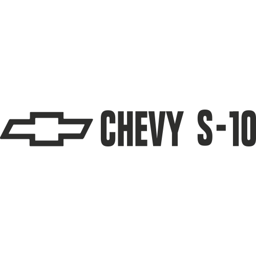 Sticker Chevrolet Trucks S10