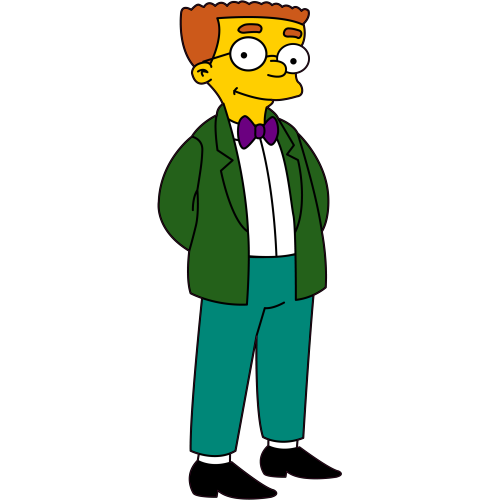 Autocollant Waylon Smithers - Simpsons