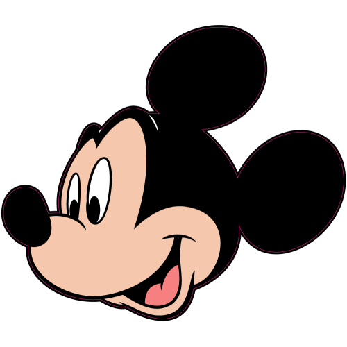 Autocollant Tete Mickey