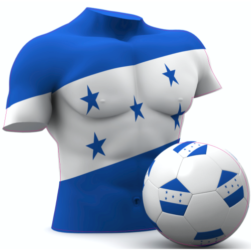 Autocollant Foot Honduras