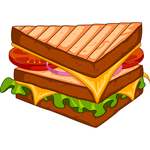 Autocollant Fast Food Hamburger 3