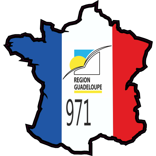 Autocollant Guadeloupe