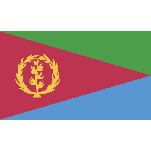 Autocollant Drapeau Érythrée