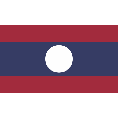 Autocollant Drapeau Laos