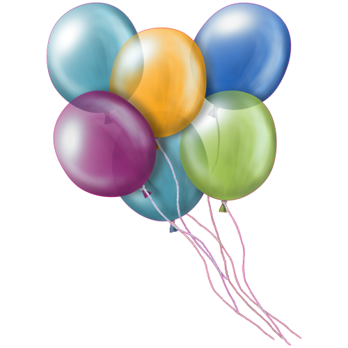 Autocollant Enfants Ballons Couleurs