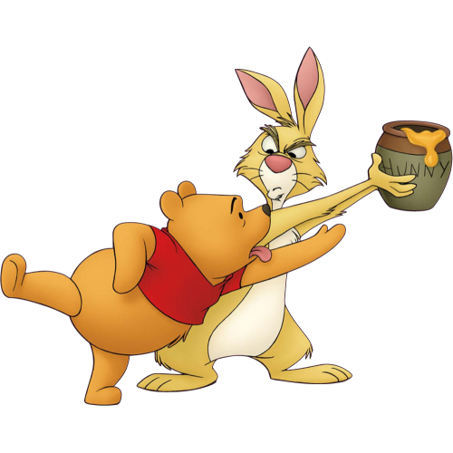 Autocollant Winnie Coco Lapin