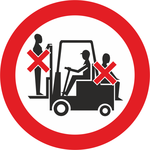 Autocollant Défense D'accompagner Le Conducteur