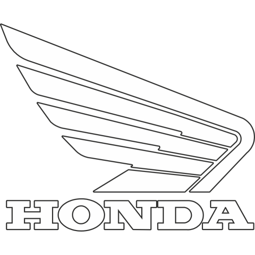 Autocollant Honda Contour Aile