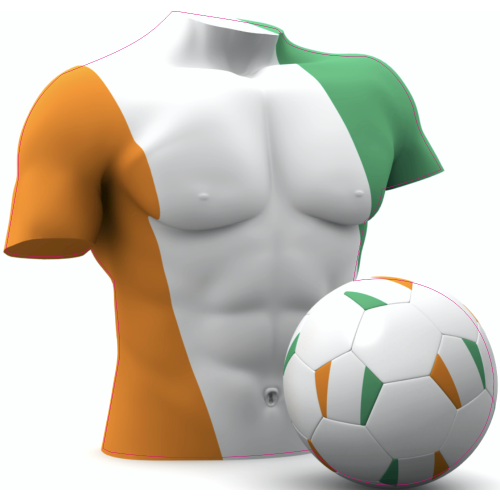 Autocollant Foot Cote D'ivoire