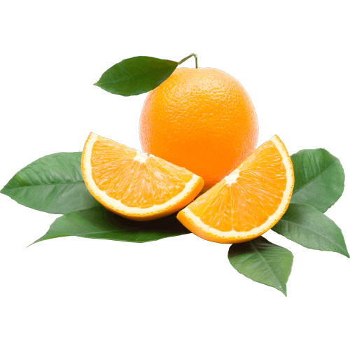 Autocollant Alimentation Fruit Orange