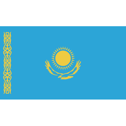 Autocollant Drapeau Kazakhstan