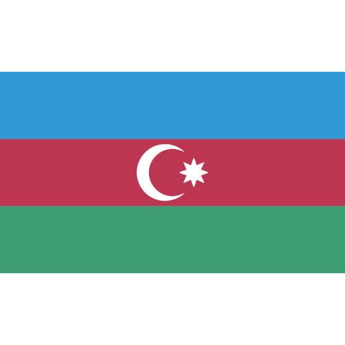 Autocollant Drapeau Azerbaijan