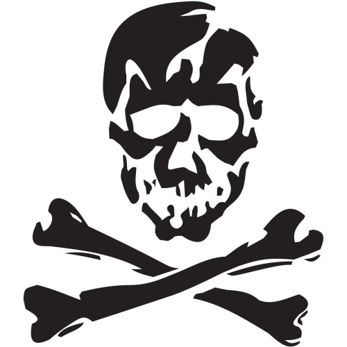 Sticker Tête De Mort