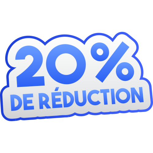 Autocollant Soldes 20% De Réduction