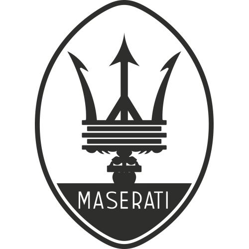 Sticker Maserati Logo