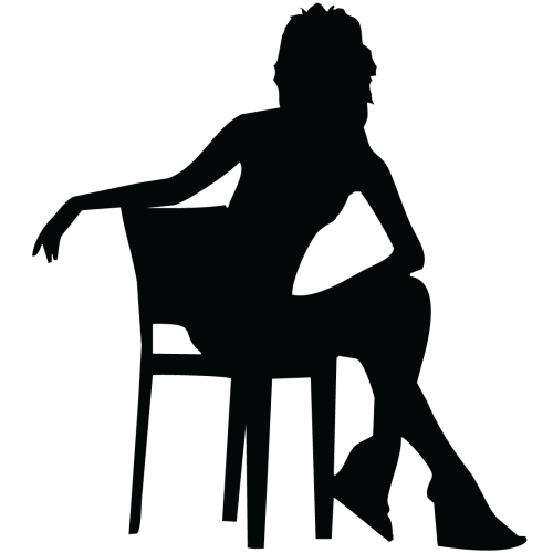 Sticker Silhouette Femme Sexy 27