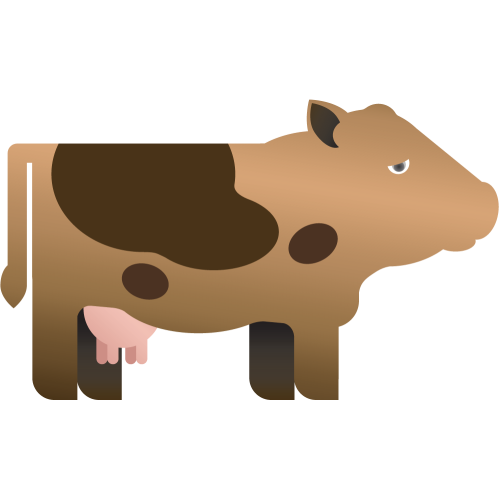 Autocollant Vache Pour Enfants