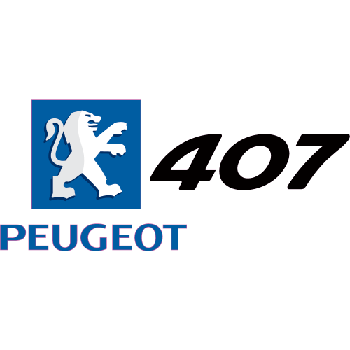 Autocollant Peugeot Logo 407 Gauche
