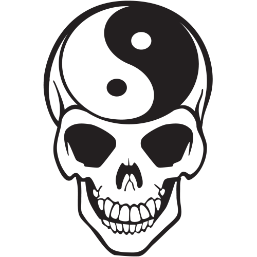 Sticker Tête De Mort