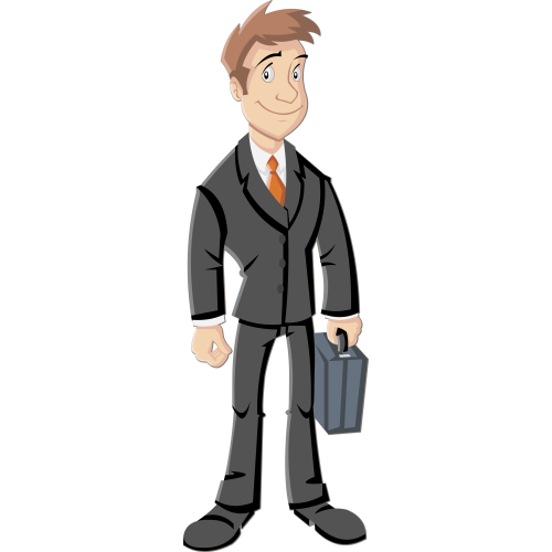 Autocollant Métier Homme Affaire