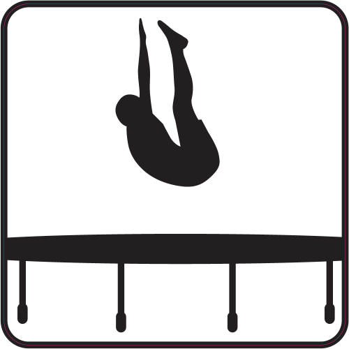 Autocollant Trampoline B