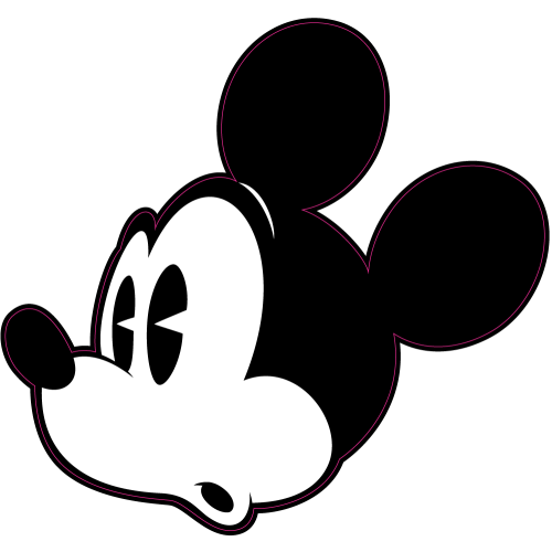 Autocollant Tete Mickey Original