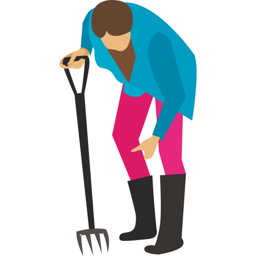 Autocollant Métier Nature Jardinier 2