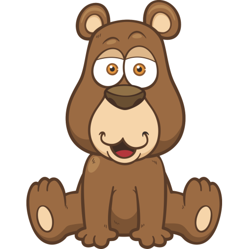 Autocollant Animaux Ours