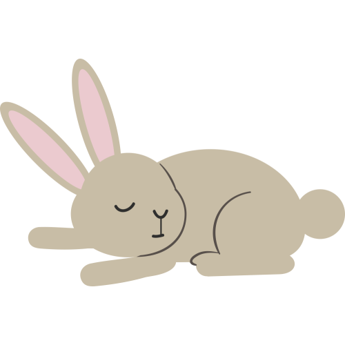 Autocollant Animaux Lapin