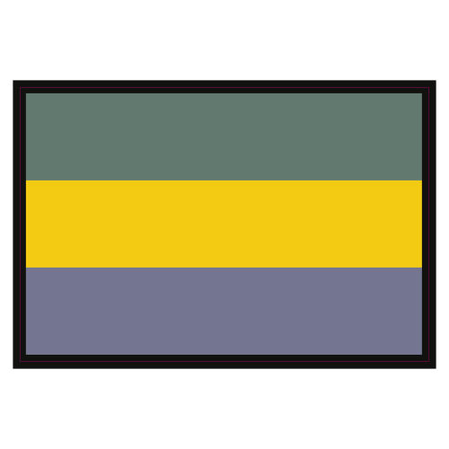 Autocollant Drapeau Gabon