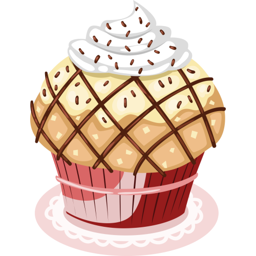 Autocollant Cup Cake 5