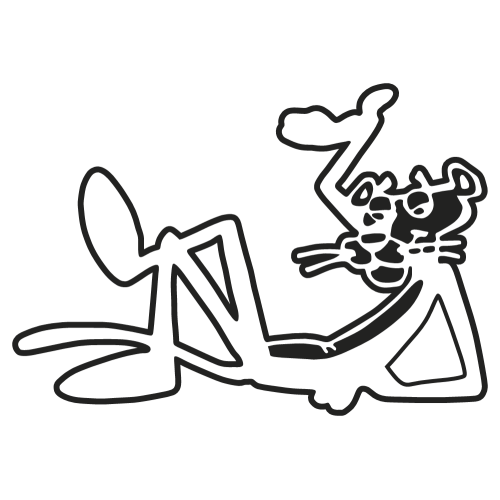 Sticker Panthere Rose