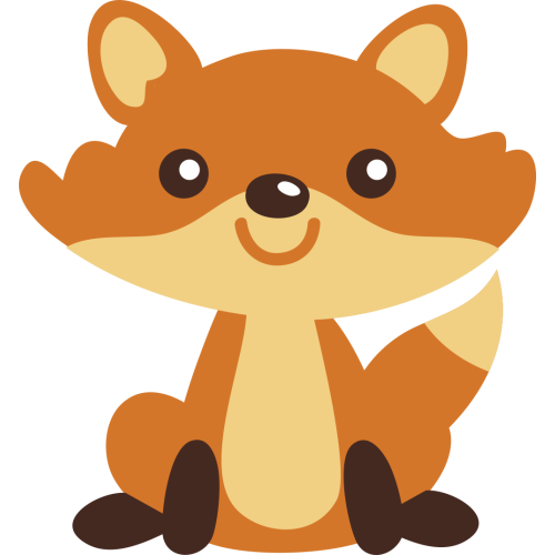 Autocollant Animaux Renard