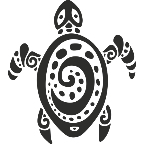 Sticker Tortue Tribal