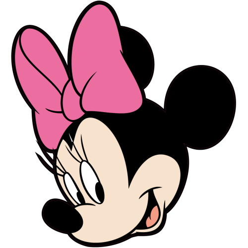 Autocollant Tete Minnie