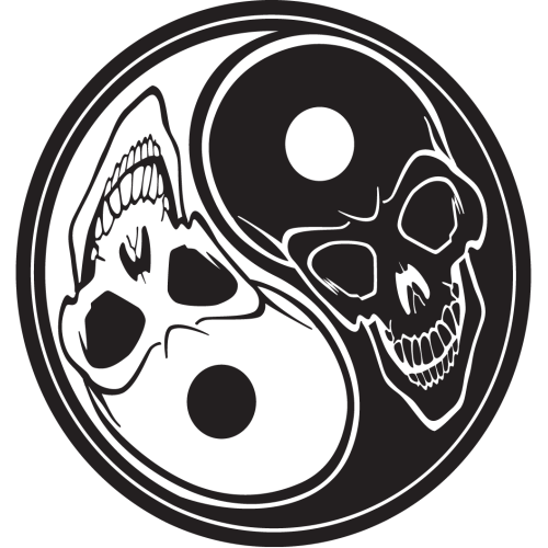 Sticker Tête De Mort