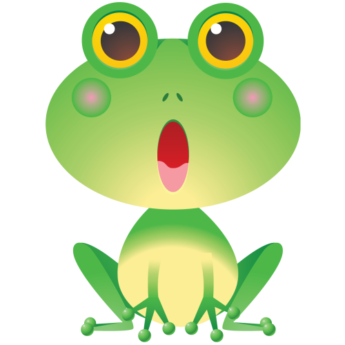 Autocollant Grenouille Pour Enfants