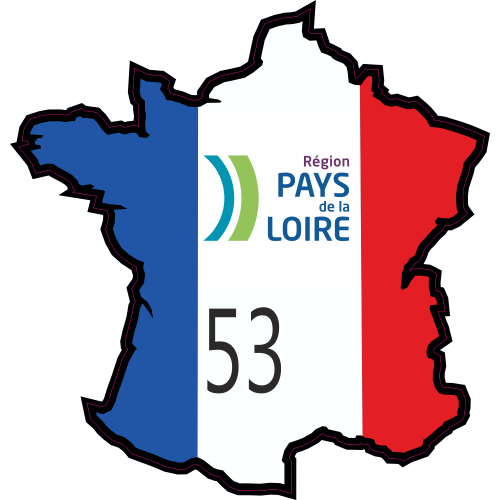 Autocollant Mayenne (pays De La Loire)