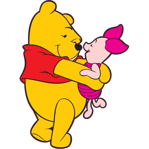 Autocollant Winnie Et Porcinet