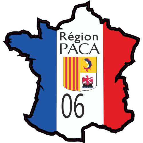 Autocollant Alpes Maritimes (paca)
