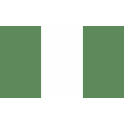 Autocollant Drapeau Nigeria