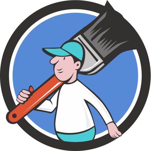 Autocollant Métier Travaux Publics Peintre 2 1