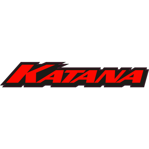 Autocollant Suzuki Katana Rouge