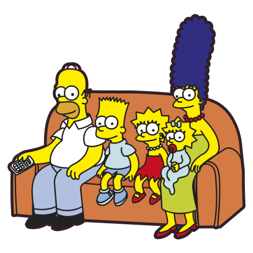 Autocollant Muraux Simpson