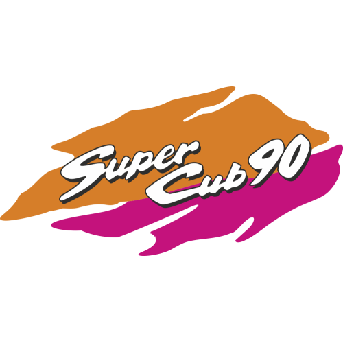Autocollant Honda Moto Super Cub 90
