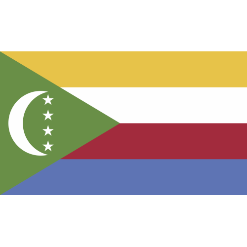 Autocollant Drapeau Comores