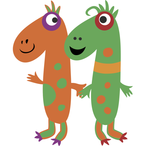 Autocollant Numéro Monstre Enfant